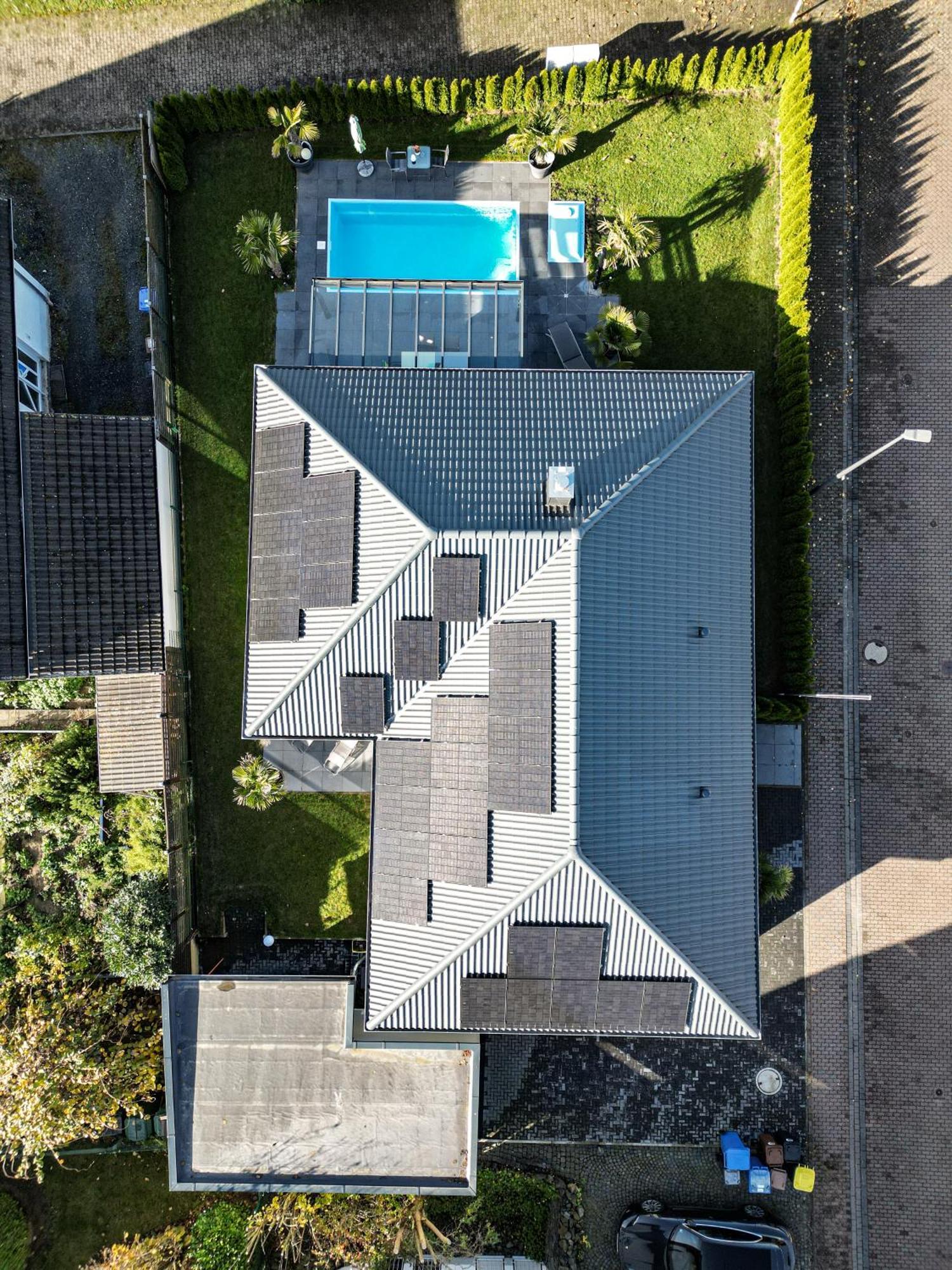 Grosszuegige Unterkunft Mit Terrasse Oberbrechen Bagian luar foto
